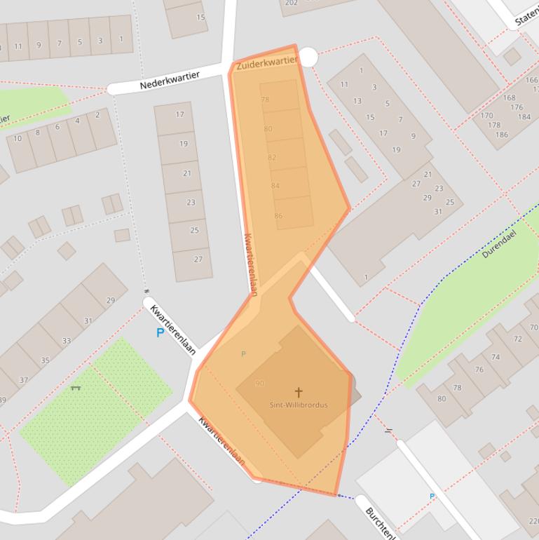 Kaart van postcodegebied 5235JB.