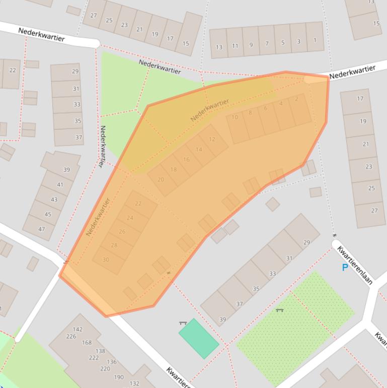 Kaart van postcodegebied 5235JJ.