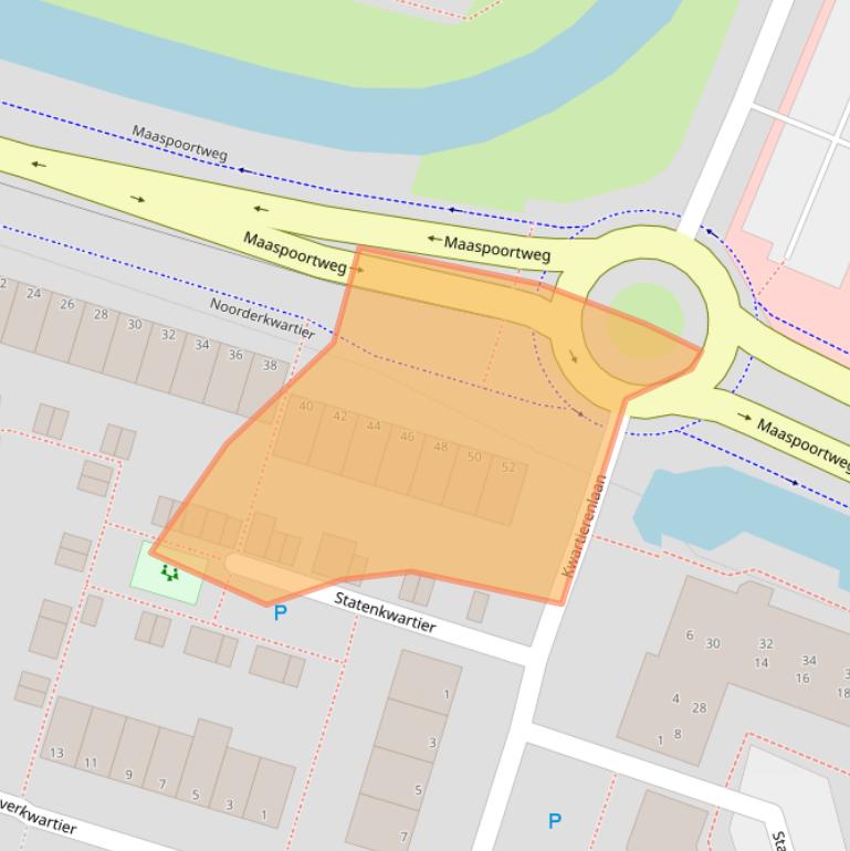 Kaart van postcodegebied 5235JV.
