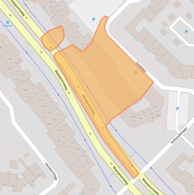 Kaart van postcodegebied 5235KC.