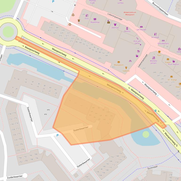 Kaart van postcodegebied 5235KL.