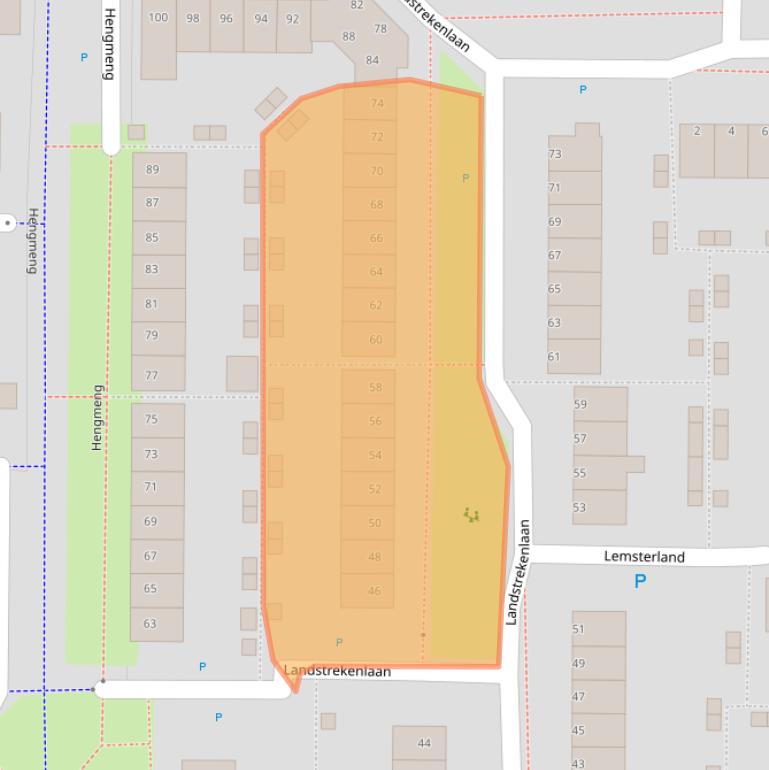 Kaart van postcodegebied 5235LB.