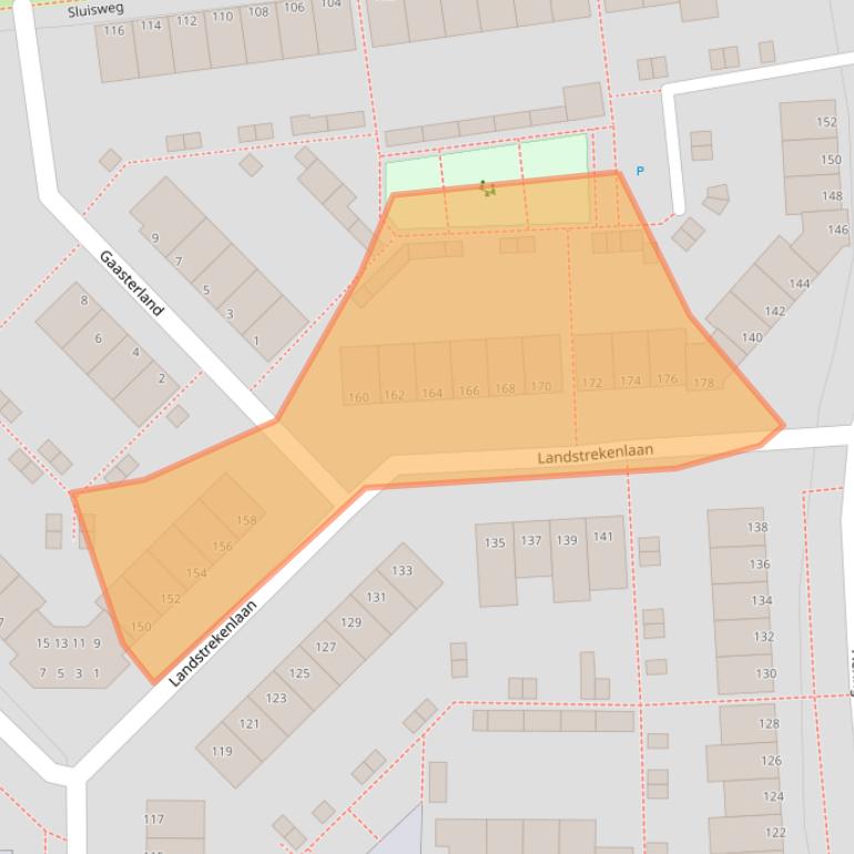 Kaart van postcodegebied 5235LE.