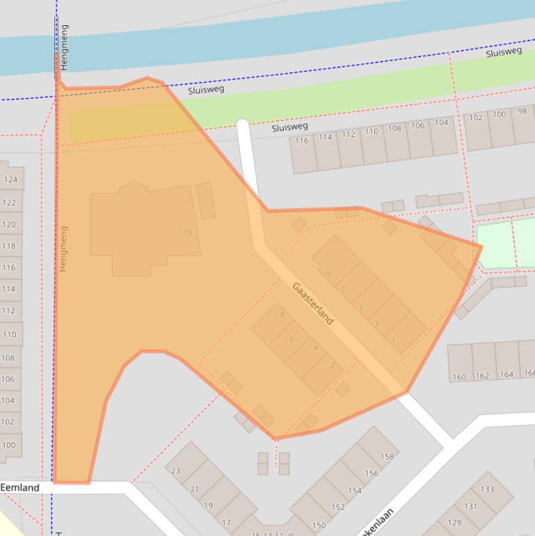 Kaart van postcodegebied 5235LR.