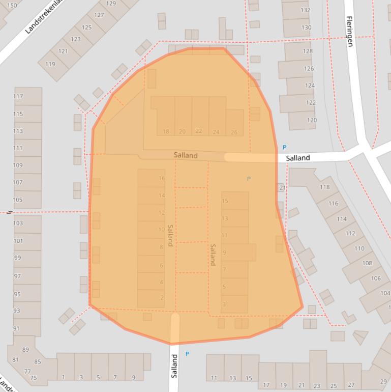 Kaart van postcodegebied 5235NJ.