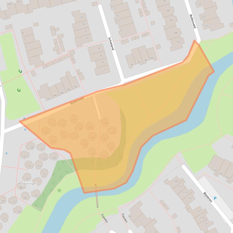 Kaart van postcodegebied 5235NM.