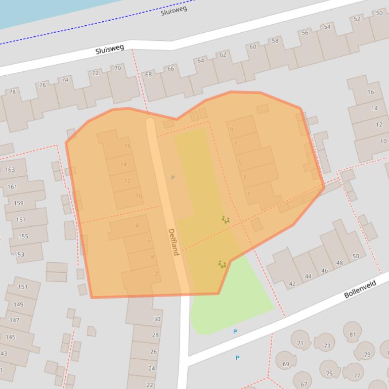 Kaart van postcodegebied 5235NP.