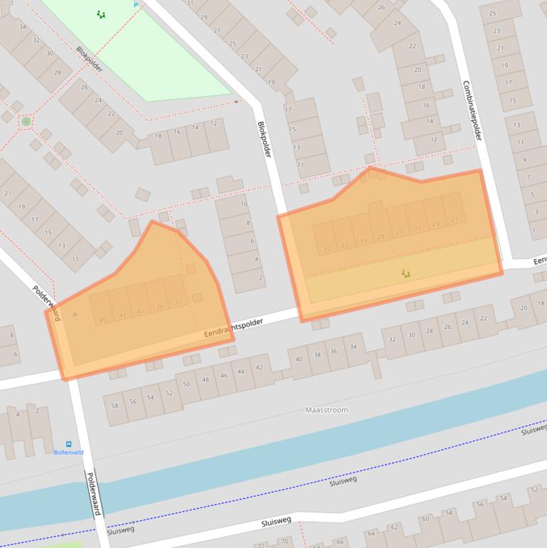 Kaart van postcodegebied 5235TA.