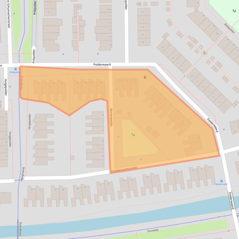 Kaart van postcodegebied 5235TE.