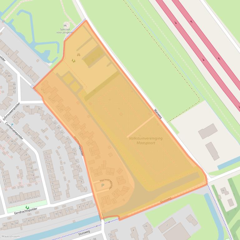 Kaart van postcodegebied 5235TG.