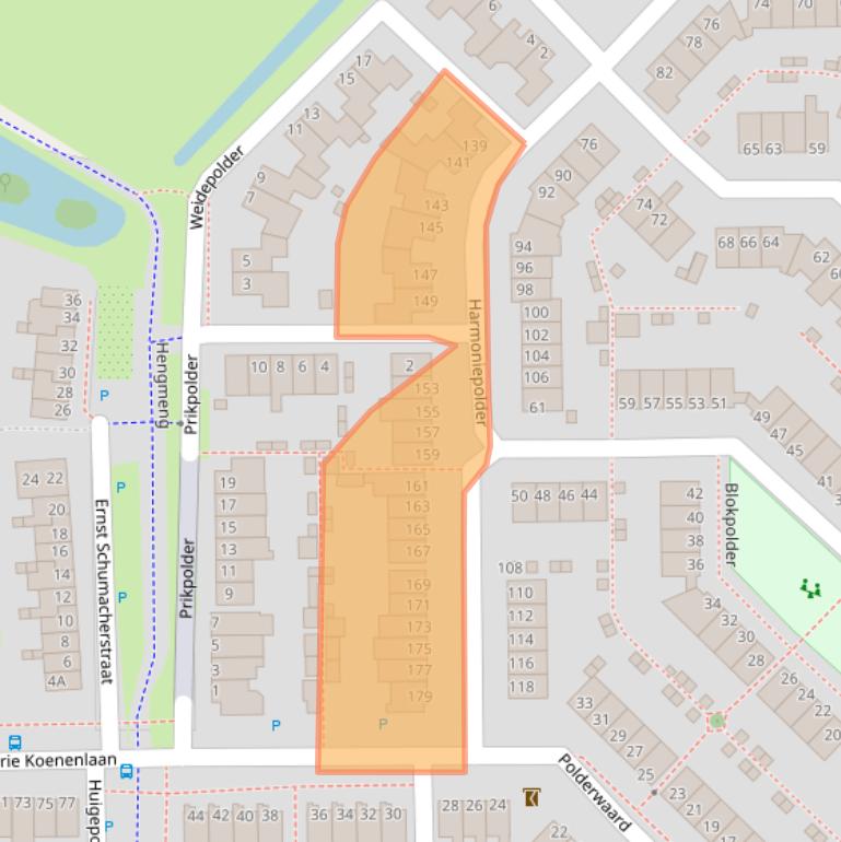 Kaart van postcodegebied 5235TJ.
