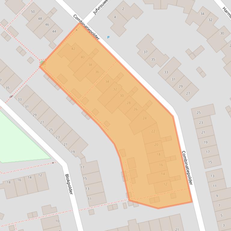 Kaart van postcodegebied 5235TT.
