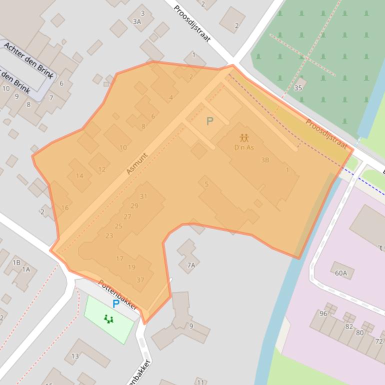 Kaart van postcodegebied 5236AS.