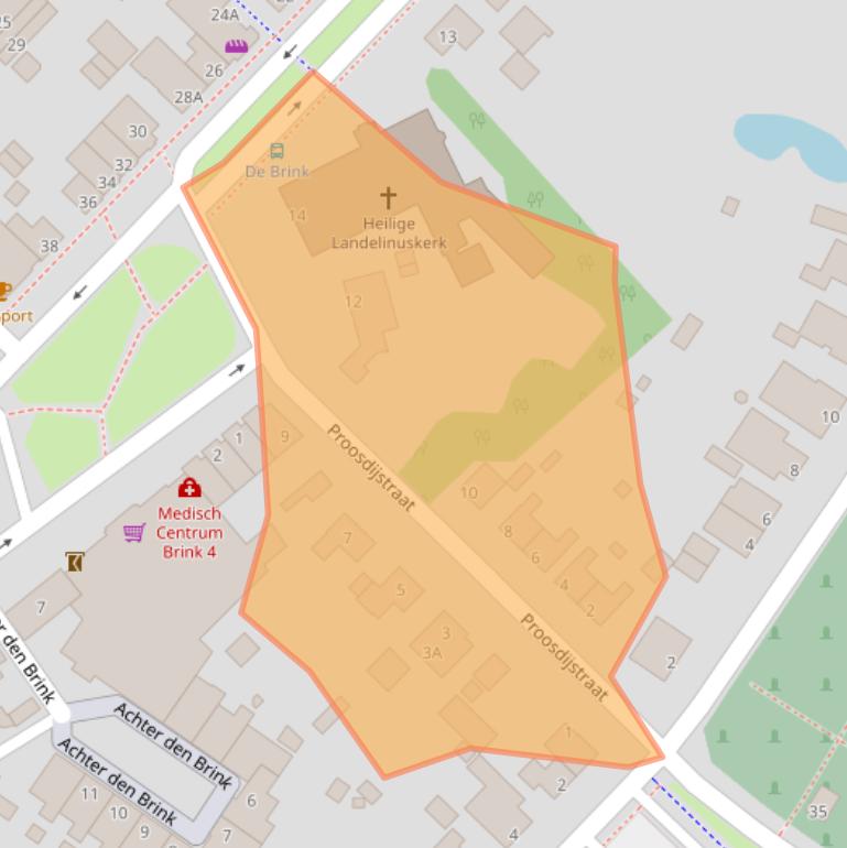 Kaart van postcodegebied 5236AT.