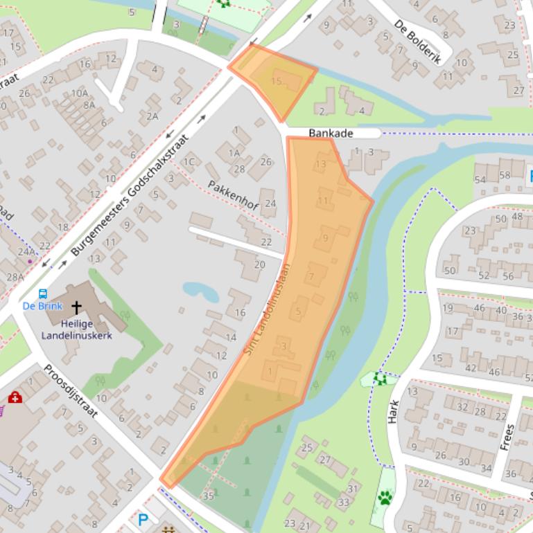 Kaart van postcodegebied 5236AV.