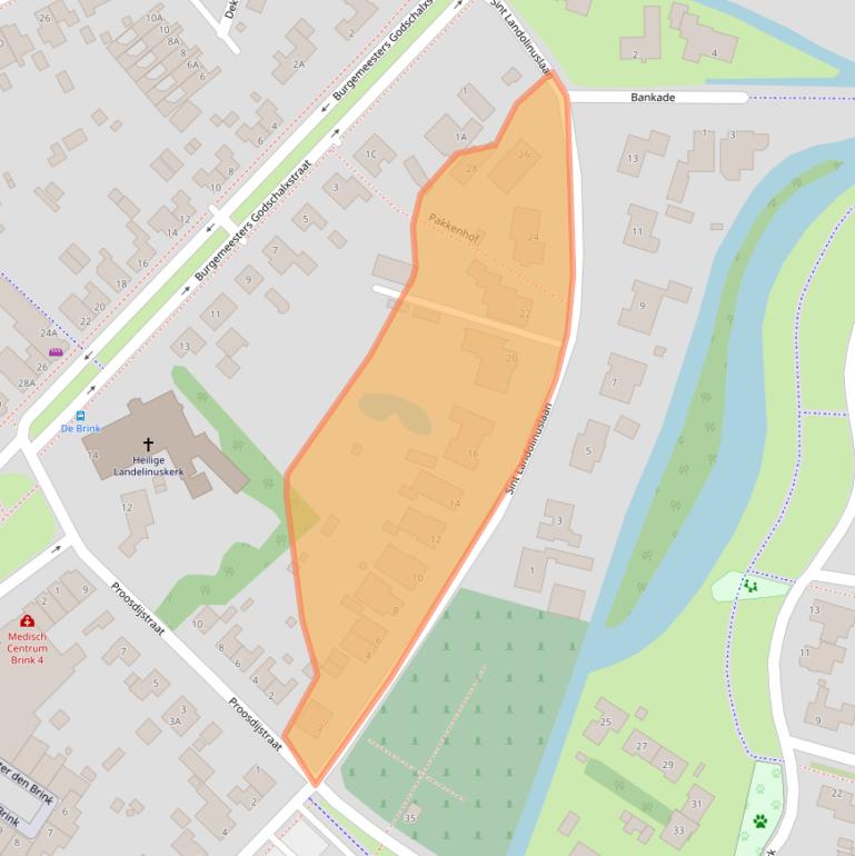 Kaart van postcodegebied 5236AW.