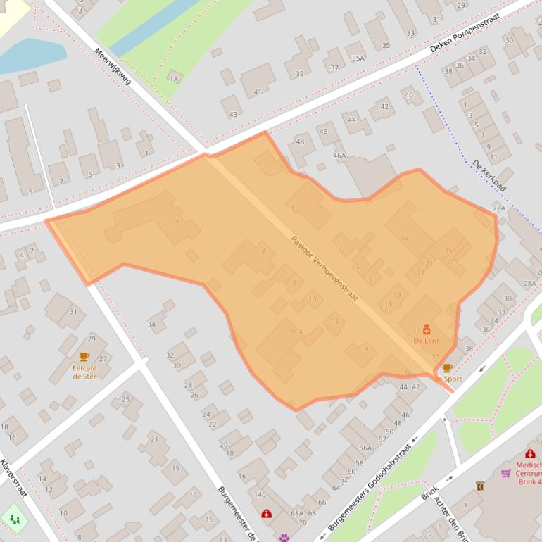 Kaart van postcodegebied 5236AZ.