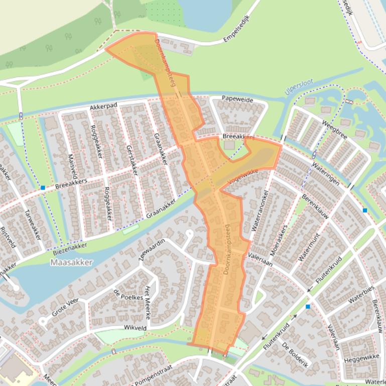 Kaart van postcodegebied 5236BB.