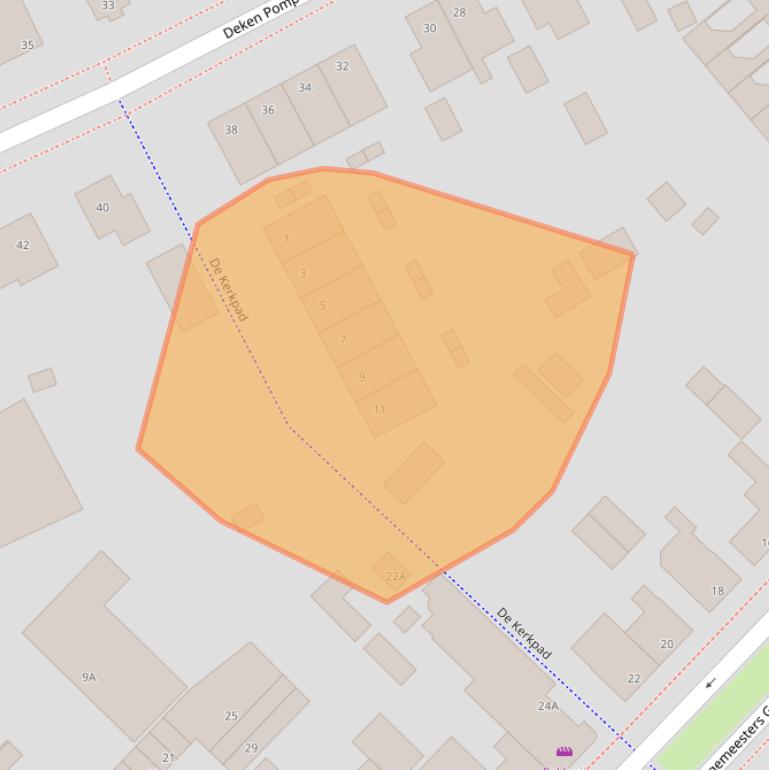 Kaart van postcodegebied 5236BH.