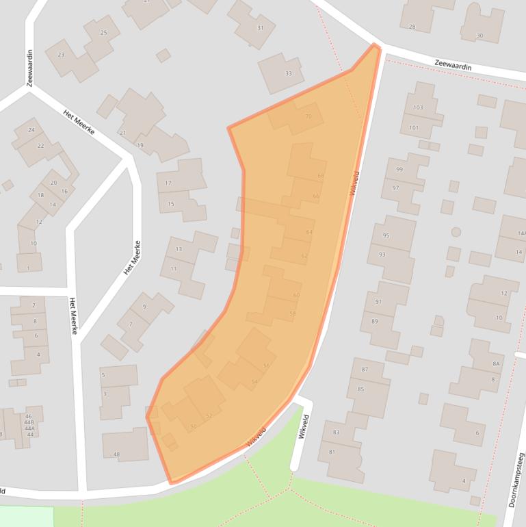 Kaart van postcodegebied 5236EC.