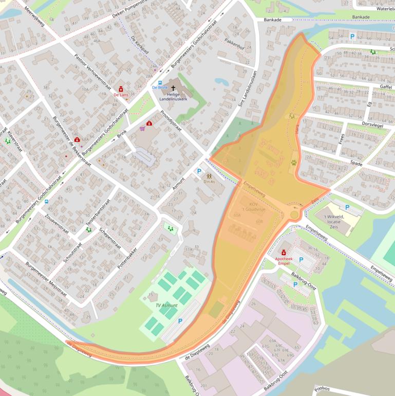 Kaart van postcodegebied 5236PA.