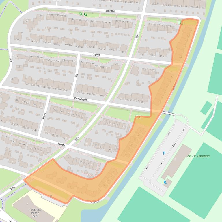 Kaart van postcodegebied 5236PC.