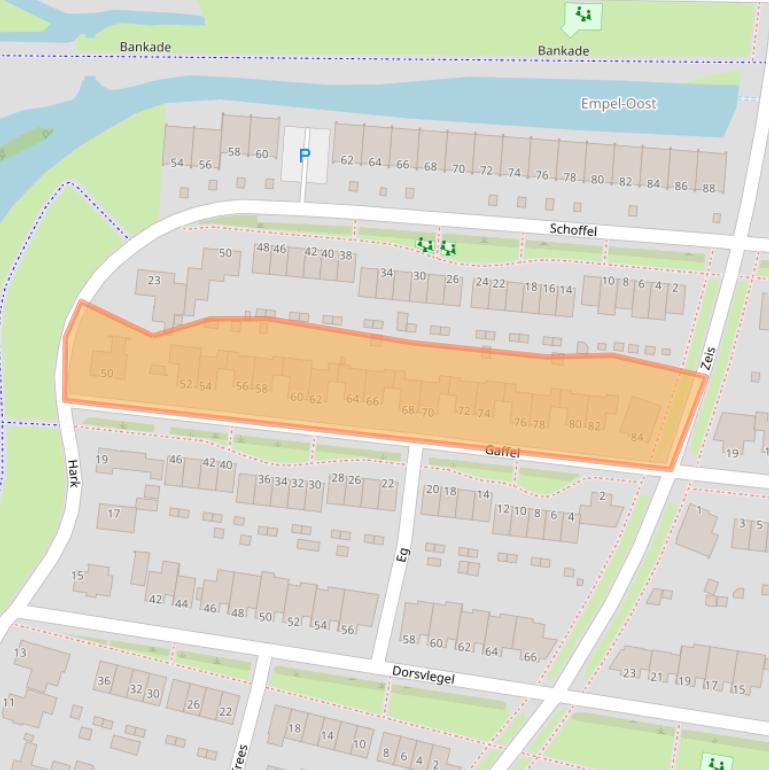 Kaart van postcodegebied 5236PM.