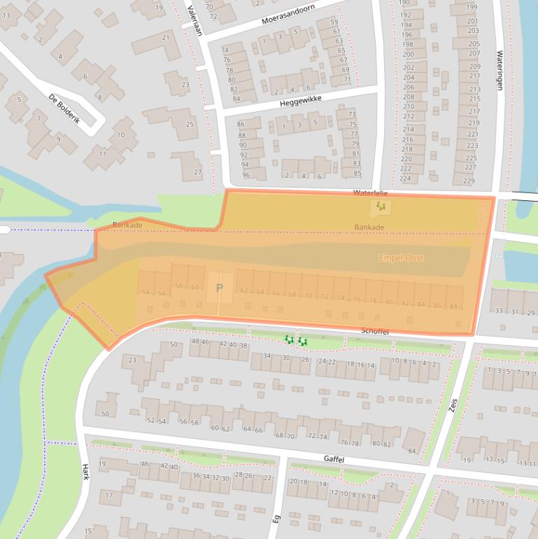 Kaart van postcodegebied 5236PR.