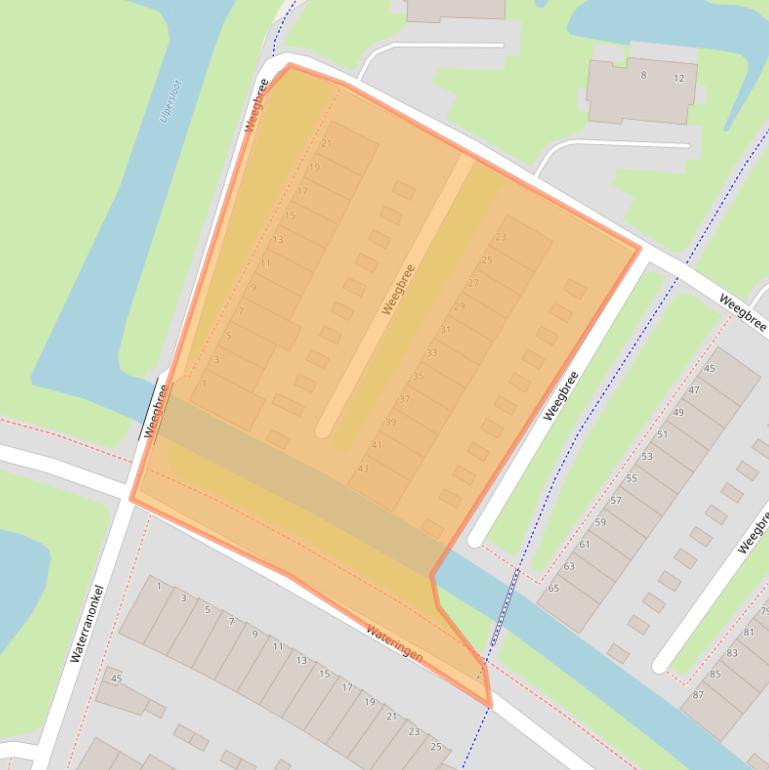 Kaart van postcodegebied 5236RA.
