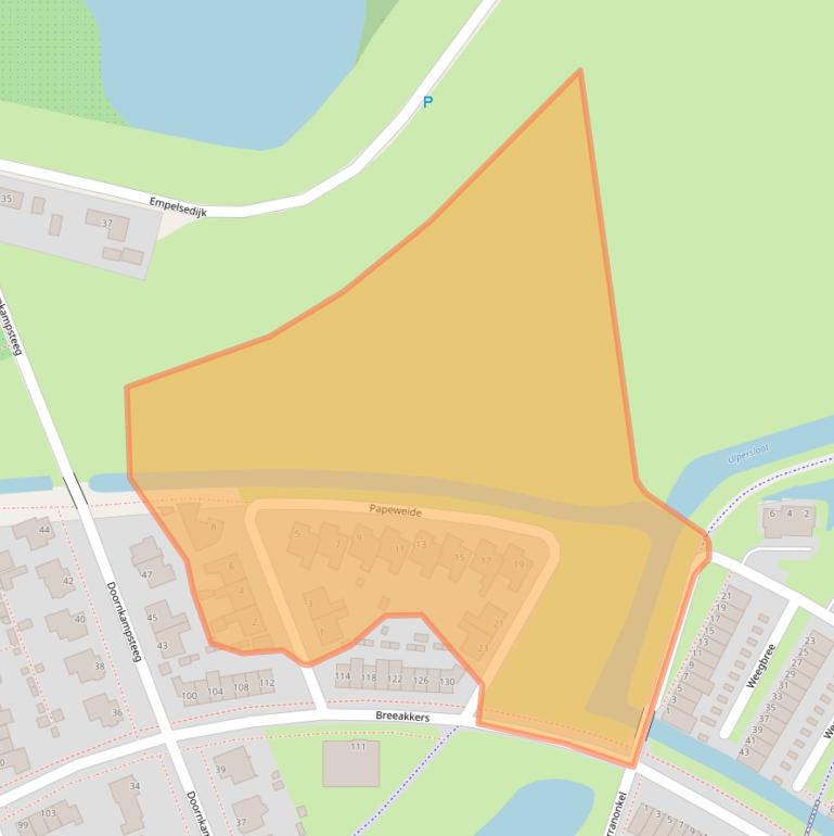 Kaart van postcodegebied 5236RE.