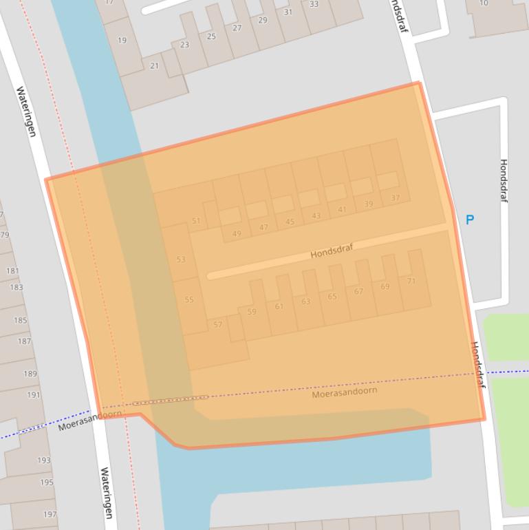Kaart van postcodegebied 5236RH.