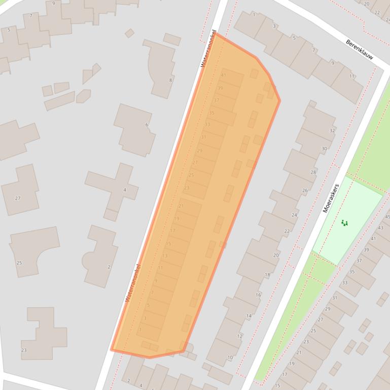 Kaart van postcodegebied 5236TD.