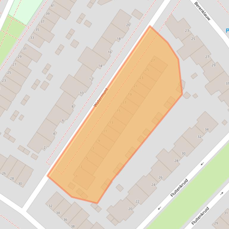 Kaart van postcodegebied 5236TH.