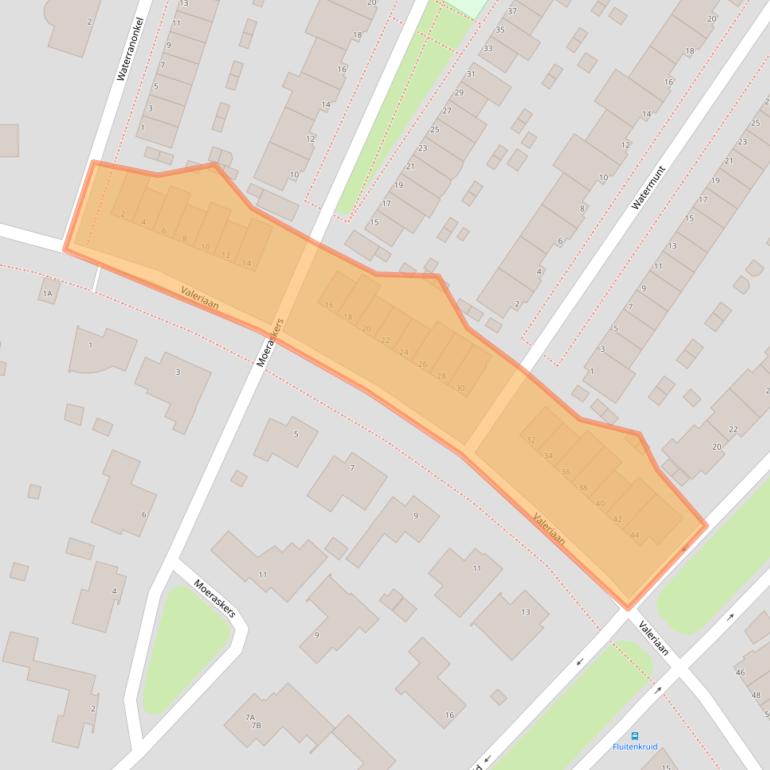 Kaart van postcodegebied 5236TN.