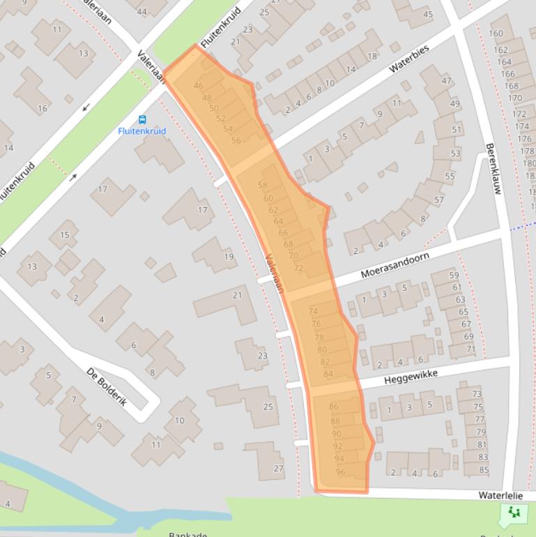 Kaart van postcodegebied 5236TP.