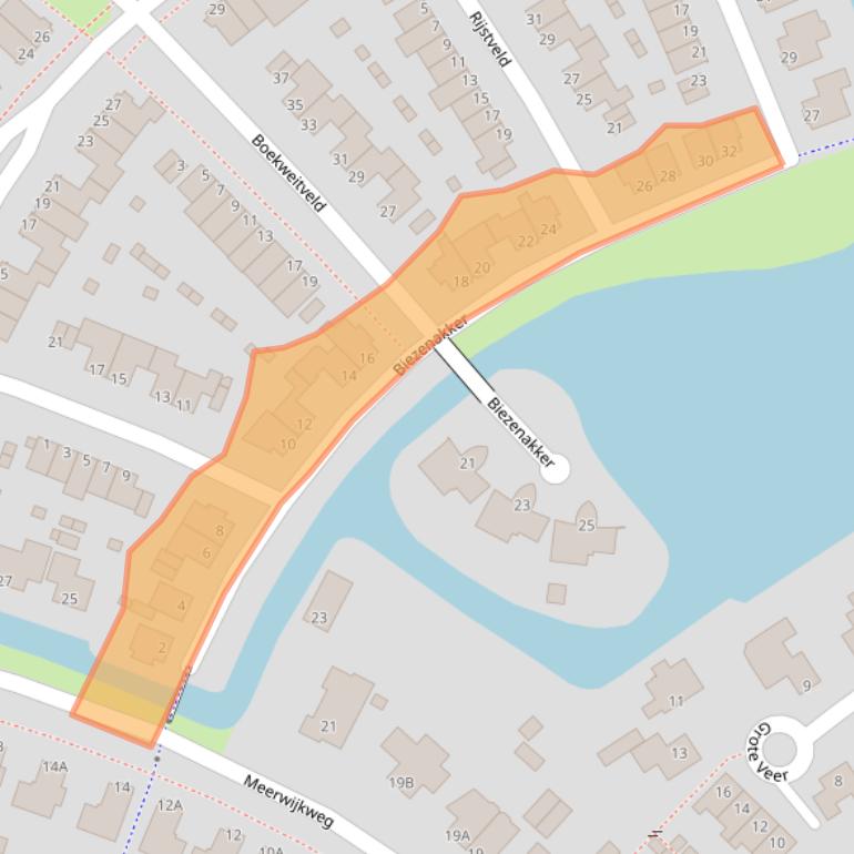 Kaart van postcodegebied 5236WV.