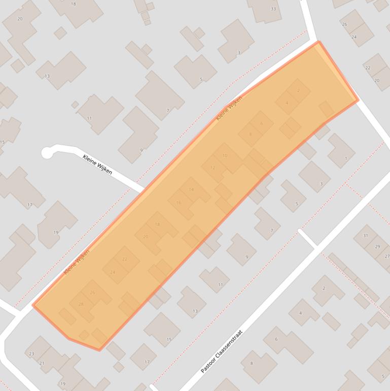 Kaart van postcodegebied 5236XD.