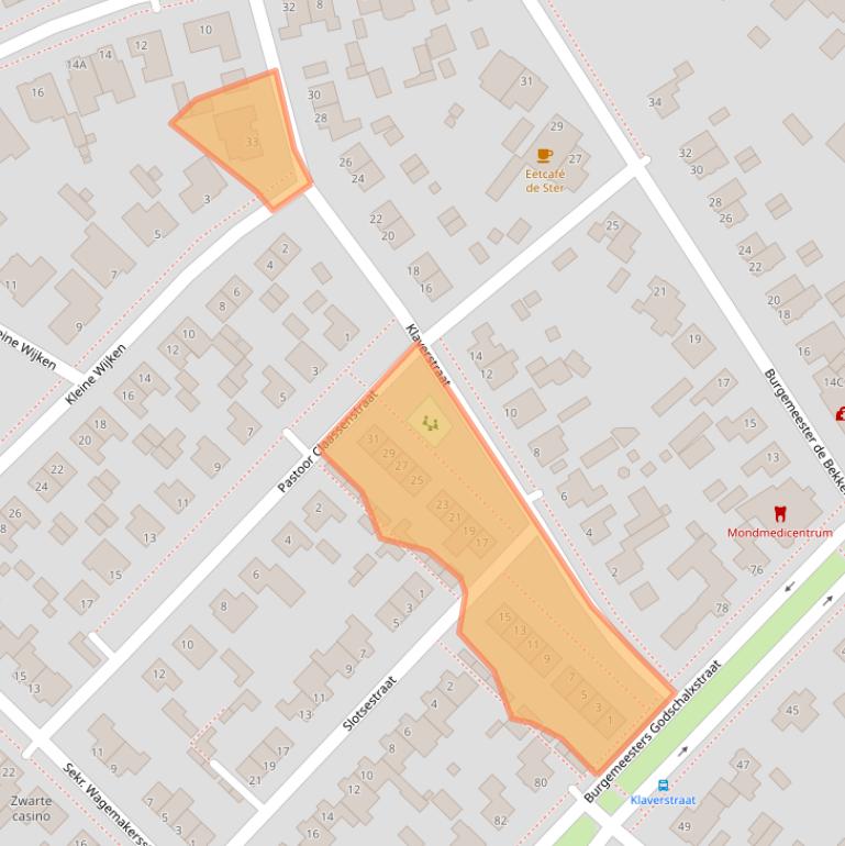 Kaart van postcodegebied 5236XH.