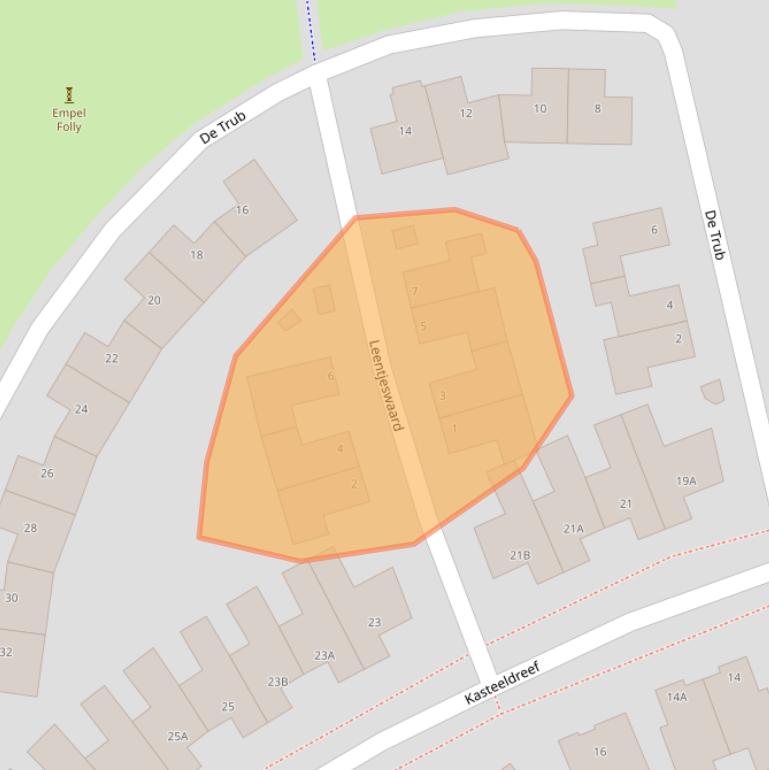 Kaart van postcodegebied 5236XP.