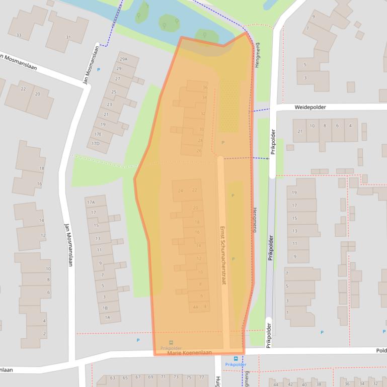 Kaart van postcodegebied 5237BD.