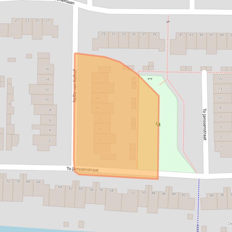 Kaart van postcodegebied 5237BG.