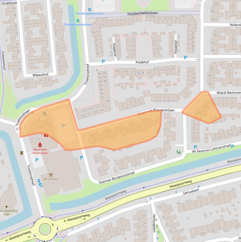 Kaart van postcodegebied 5237CH.