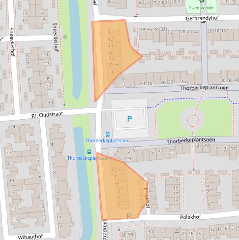Kaart van postcodegebied 5237DC.
