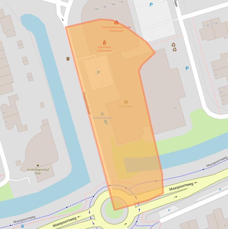 Kaart van postcodegebied 5237DE.