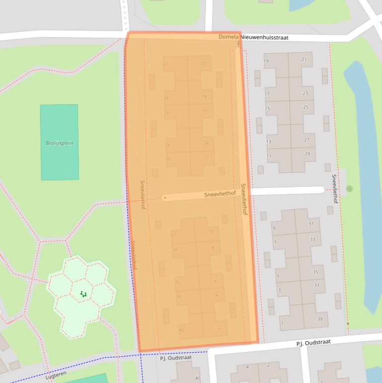 Kaart van postcodegebied 5237DL.