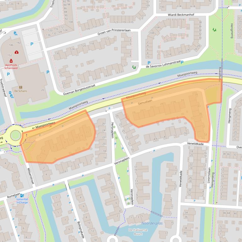 Kaart van postcodegebied 5237EC.