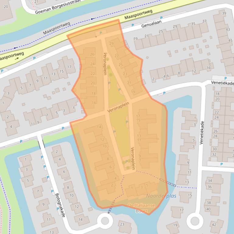 Kaart van postcodegebied 5237EH.