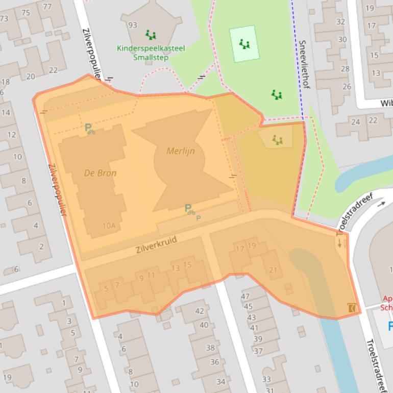 Kaart van postcodegebied 5237HA.