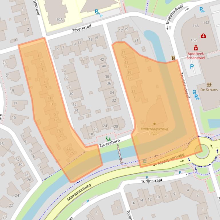 Kaart van postcodegebied 5237HB.