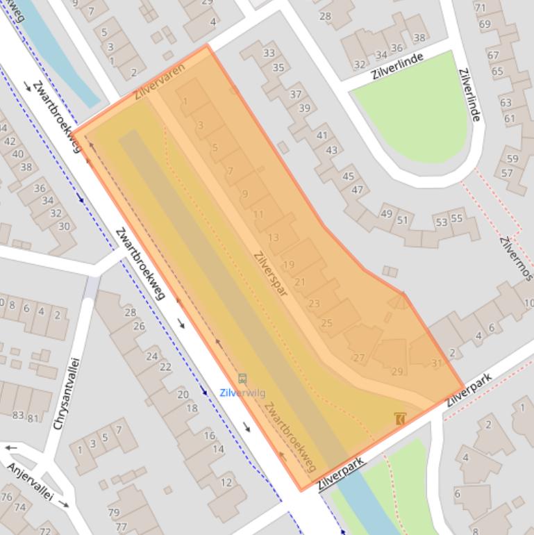 Kaart van postcodegebied 5237HJ.